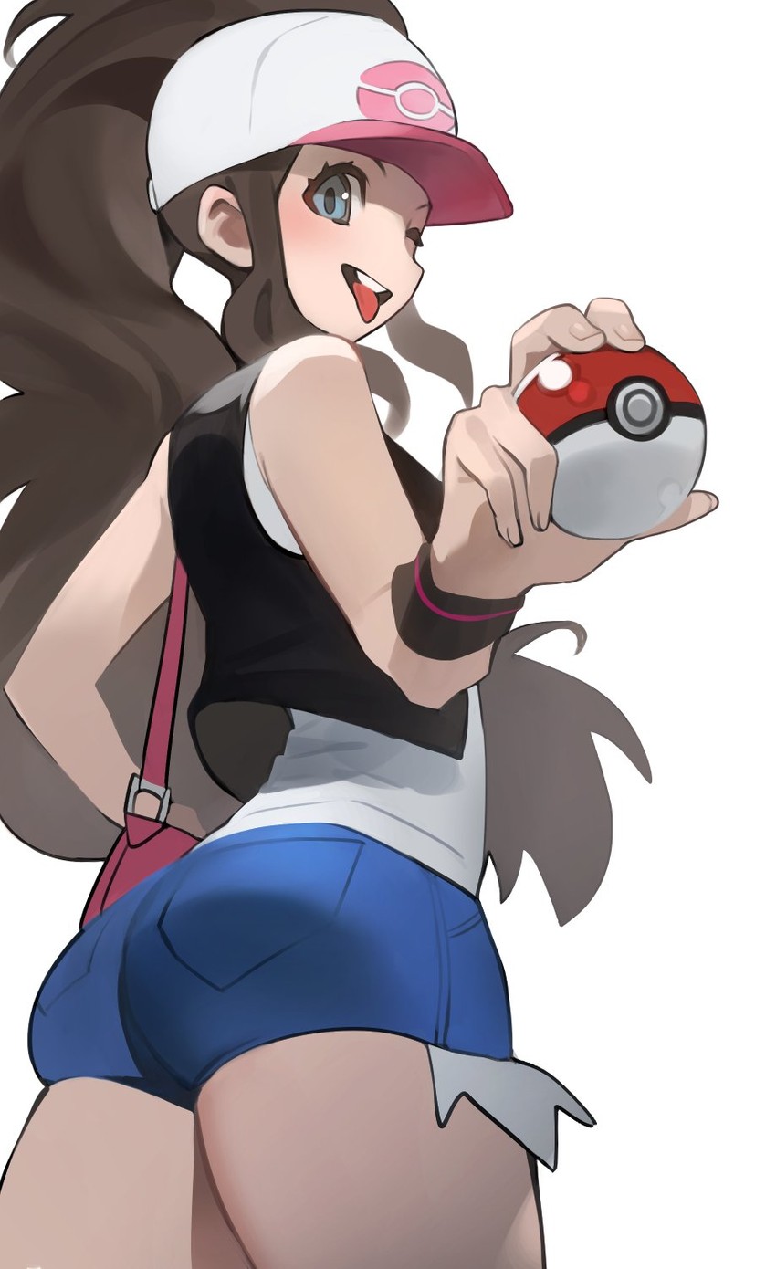 hilda (pokemon and 1 more) drawn by hood_(james_x)