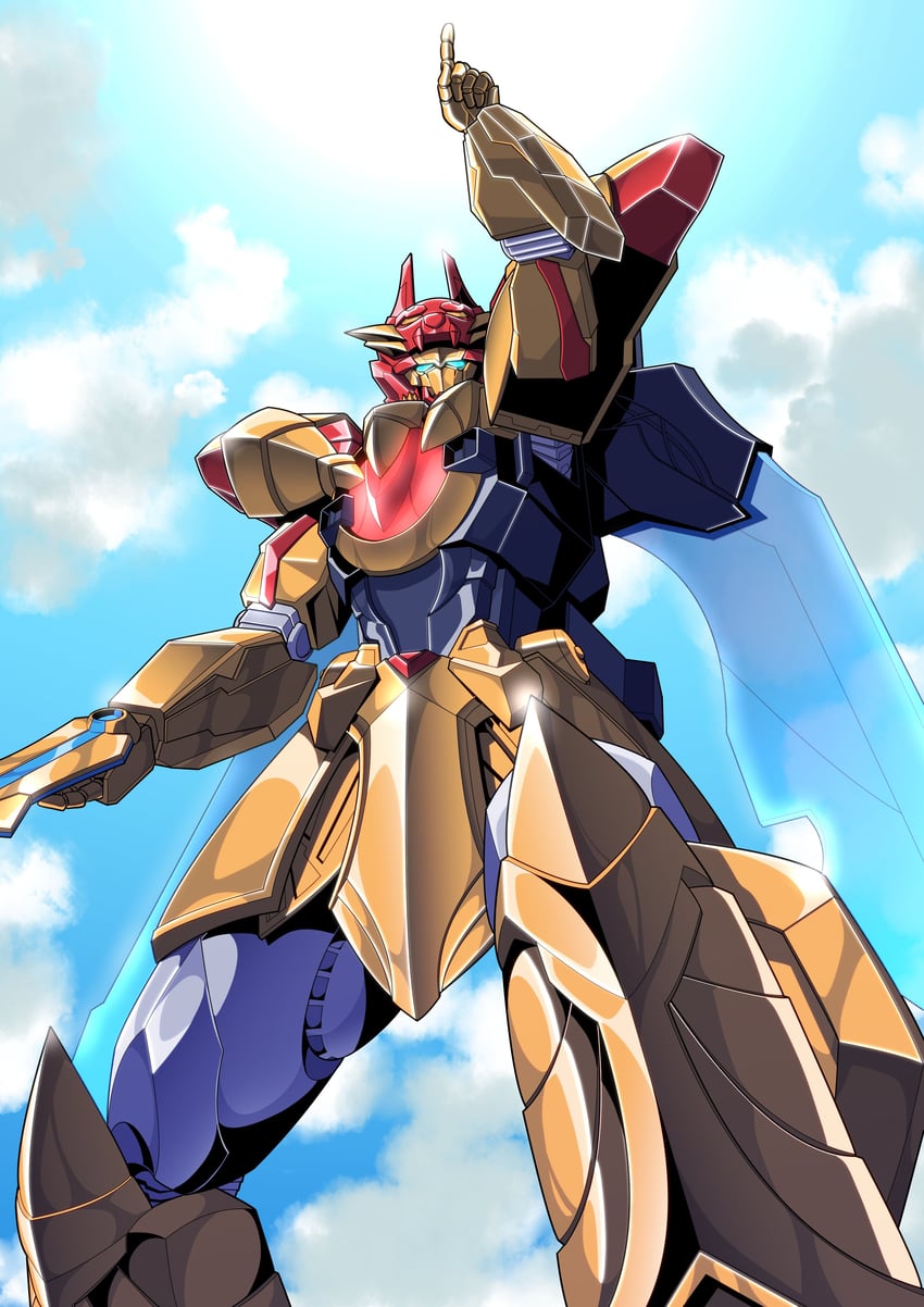 tega sword red (super sentai and 1 more) drawn by kaneko_naoya