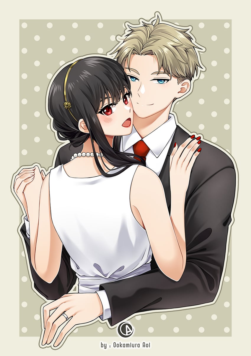 yor briar and twilight (spy x family) drawn by ookamiura_aoi