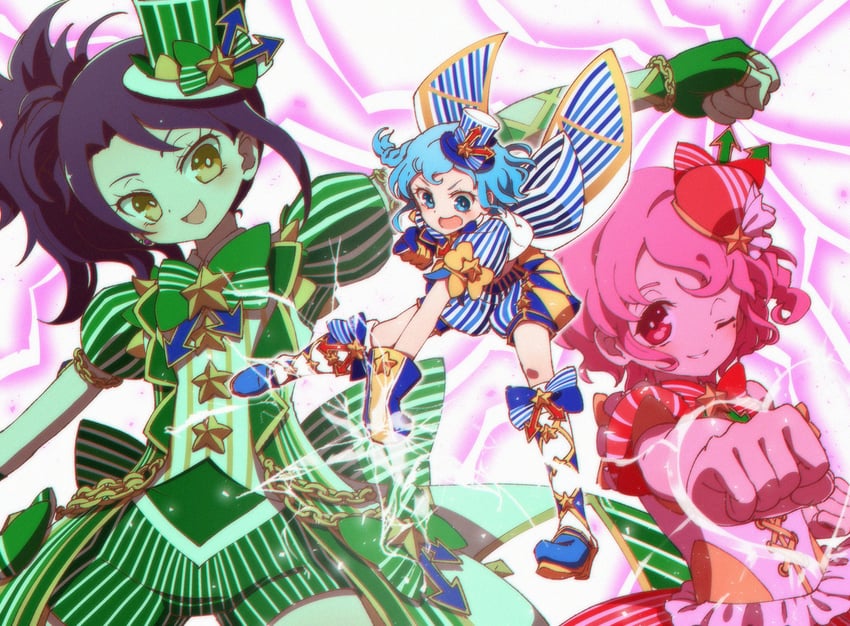 reona west, dorothy west, and toudou shion (pretty series and 1 more) drawn by ruru_ashihara