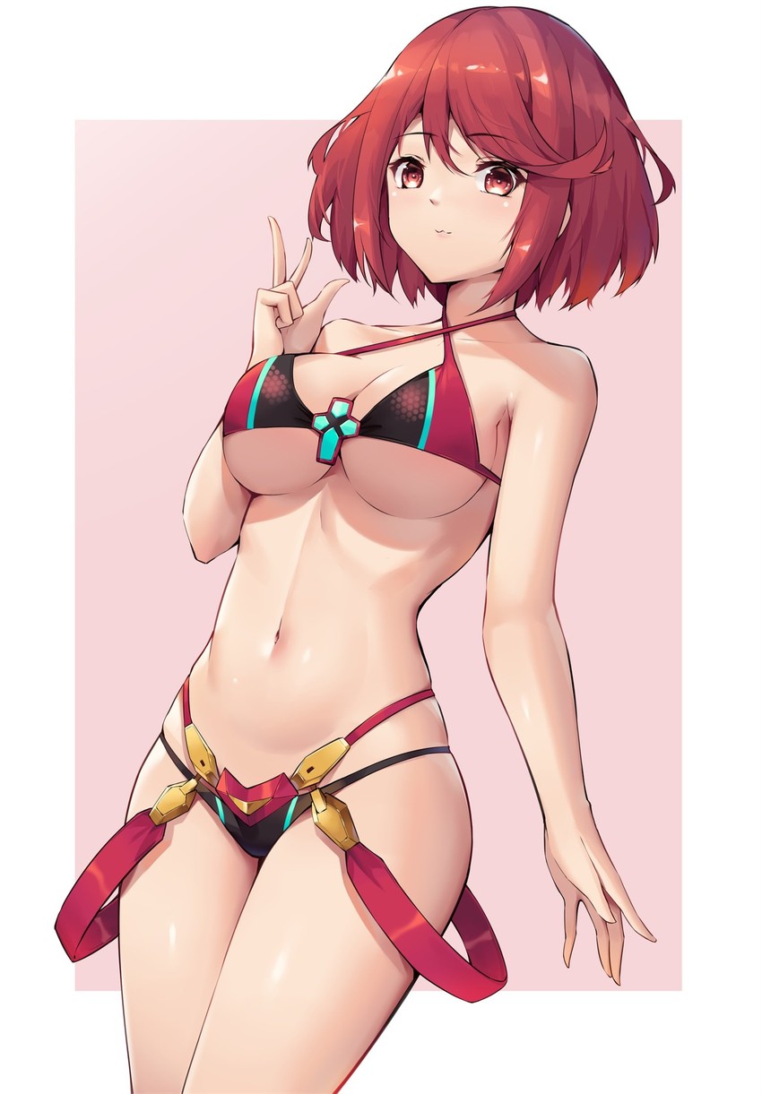 pyra (xenoblade chronicles and 1 more) drawn by eol_9