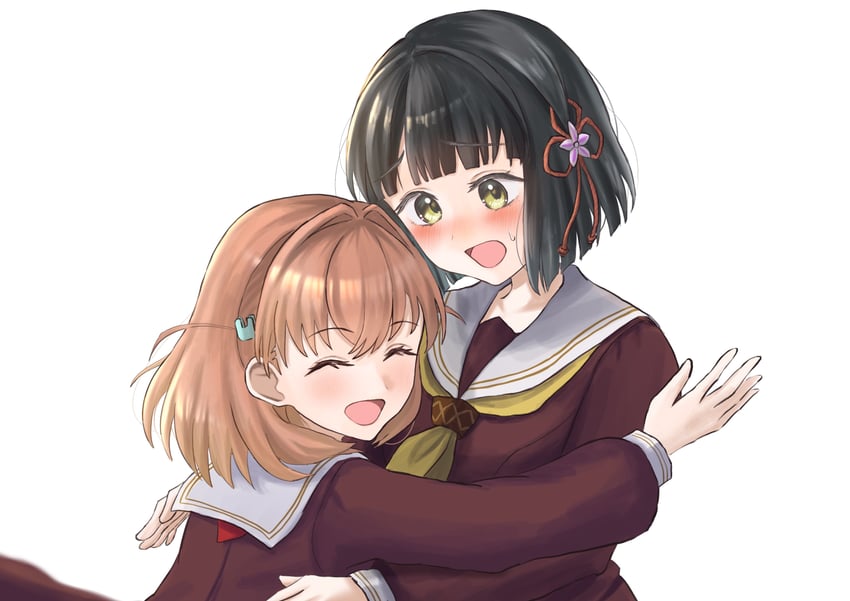 hinoshita kaho and momose ginko (love live! and 1 more) drawn by ponyou1030