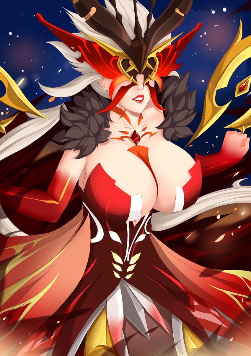signora (genshin impact) drawn by haarmades