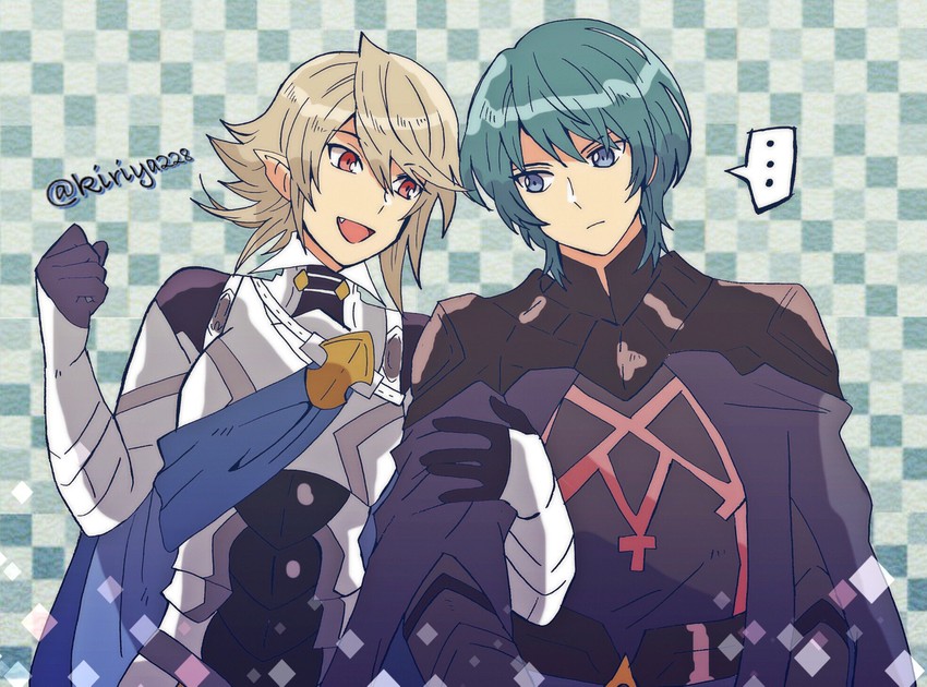 male byleth and male corrin (fire emblem and 3 more) drawn by kiriya_(552260)