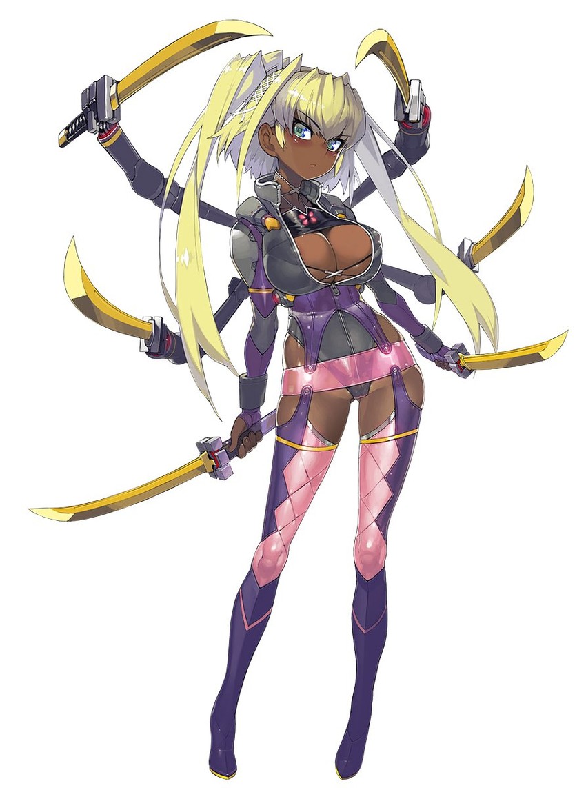 yomi akitsu (taimanin and 1 more) drawn by namaniku_atk