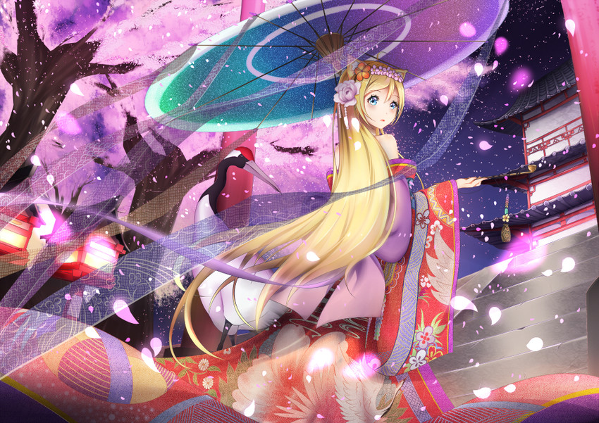 ayase eli (love live! and 1 more) drawn by xiaosan_ye