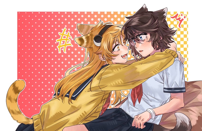 momijiyama teru and koishikawa iko (shy) drawn by jiguang_haibao
