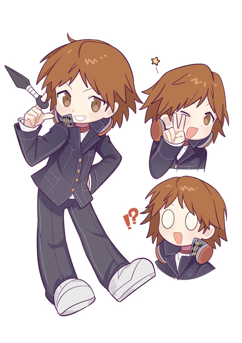 hanamura yousuke (persona and 1 more) drawn by !!_(p7kwzcwyyhxsz6u)