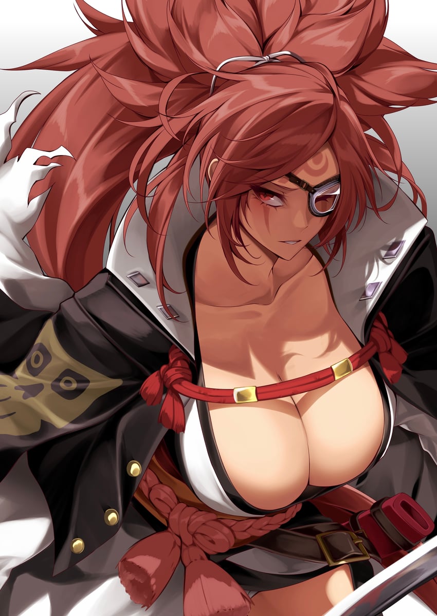 baiken (guilty gear and 1 more) drawn by takagi_mitsukuni