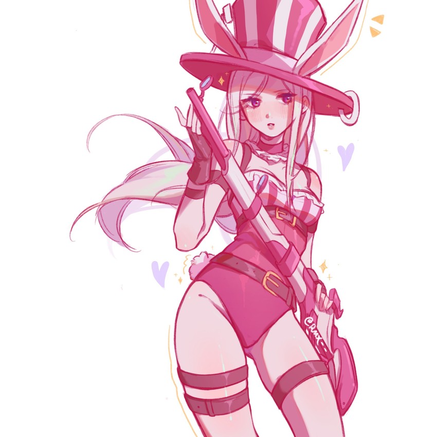 caitlyn (league of legends) drawn by ruan_chen_yue