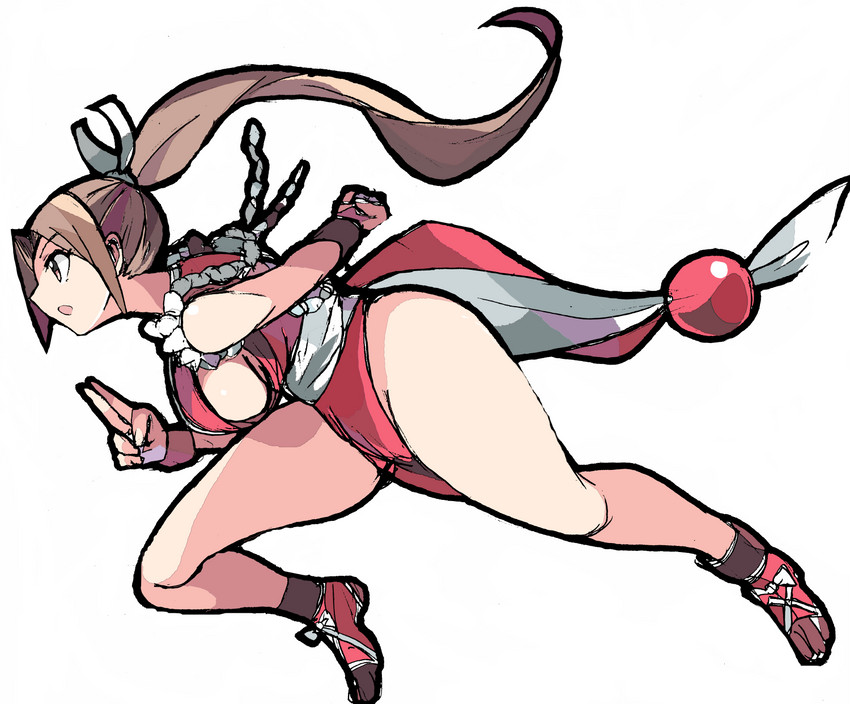 shiranui mai (the king of fighters and 2 more) drawn by enpe