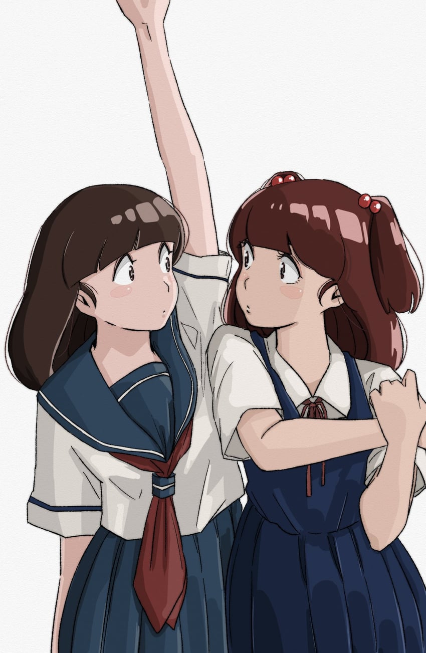 miyake shinobu and yagami ibuki (urusei yatsura and 1 more) drawn by poppowerhearts