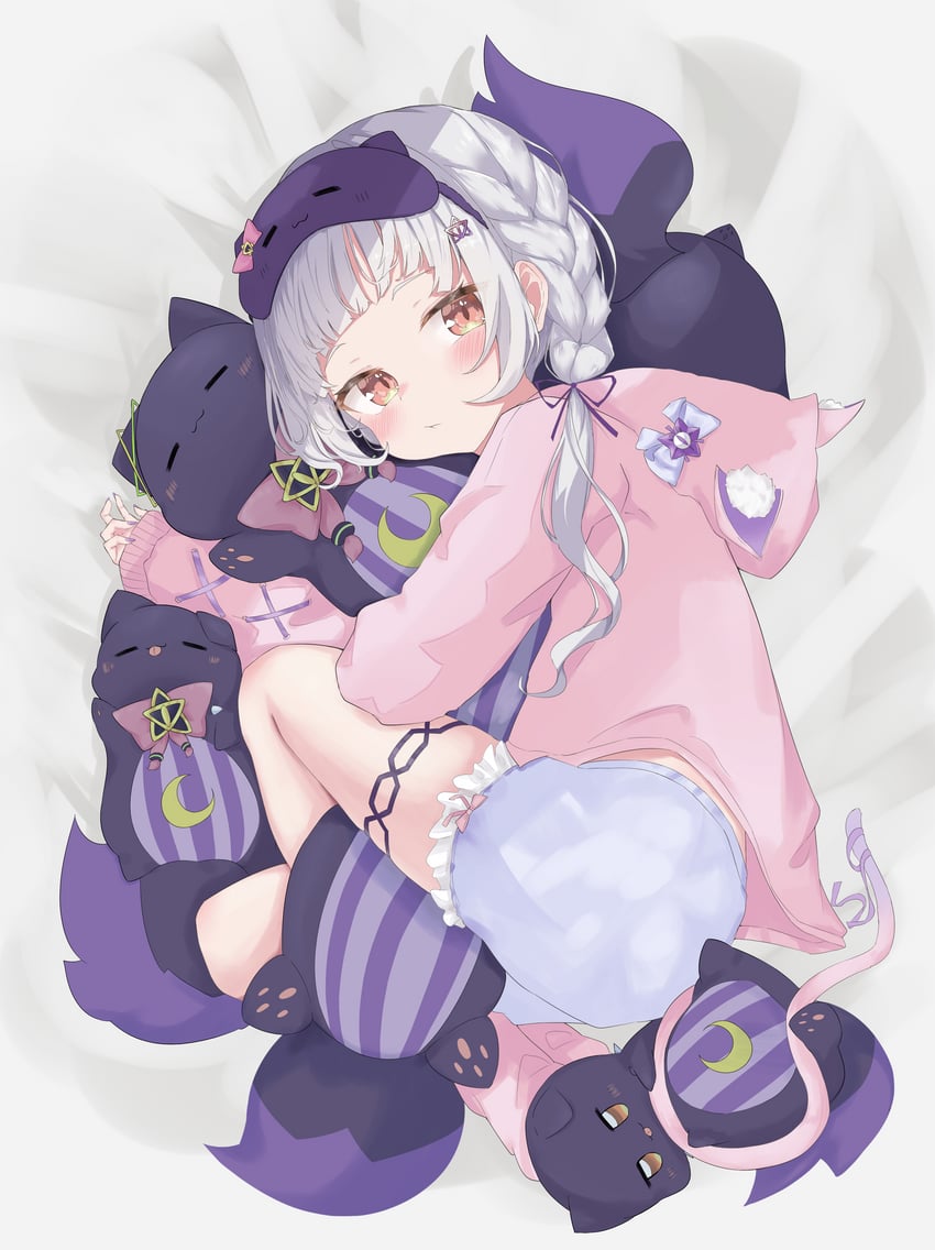 murasaki shion and shiokko (hololive) drawn by ao_growth_20