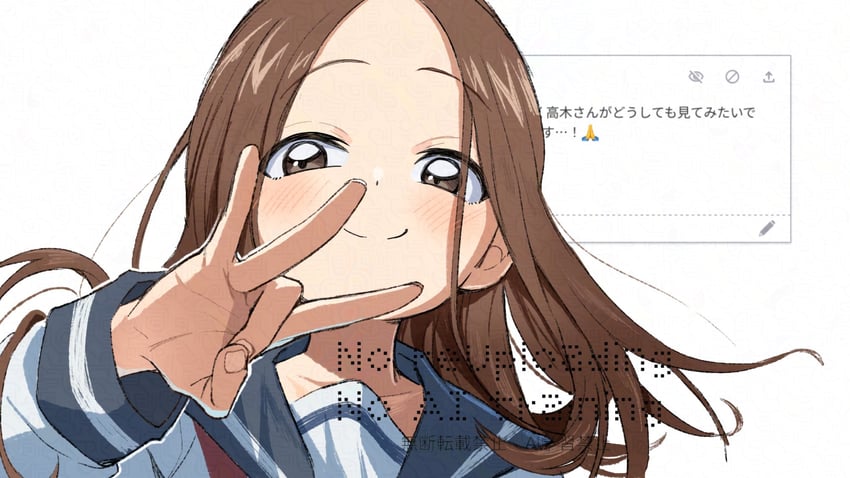 takagi-san (karakai jouzu no takagi-san) drawn by shiro_srmsk