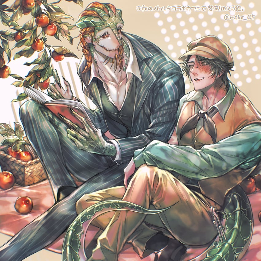 norton campbell and luchino (identity v) drawn by mtkg_05