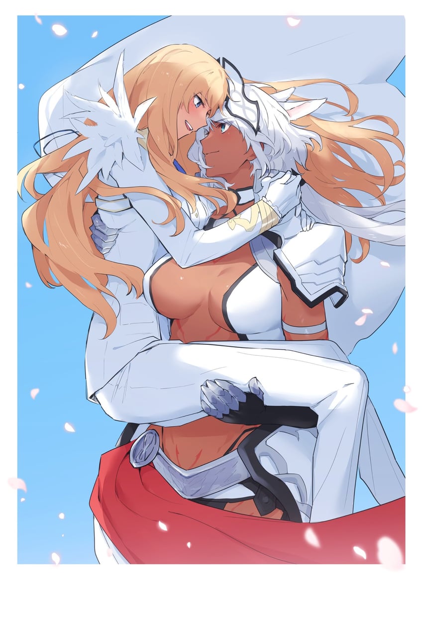 caenis and kirschtaria wodime (fate and 1 more) drawn by sabamori
