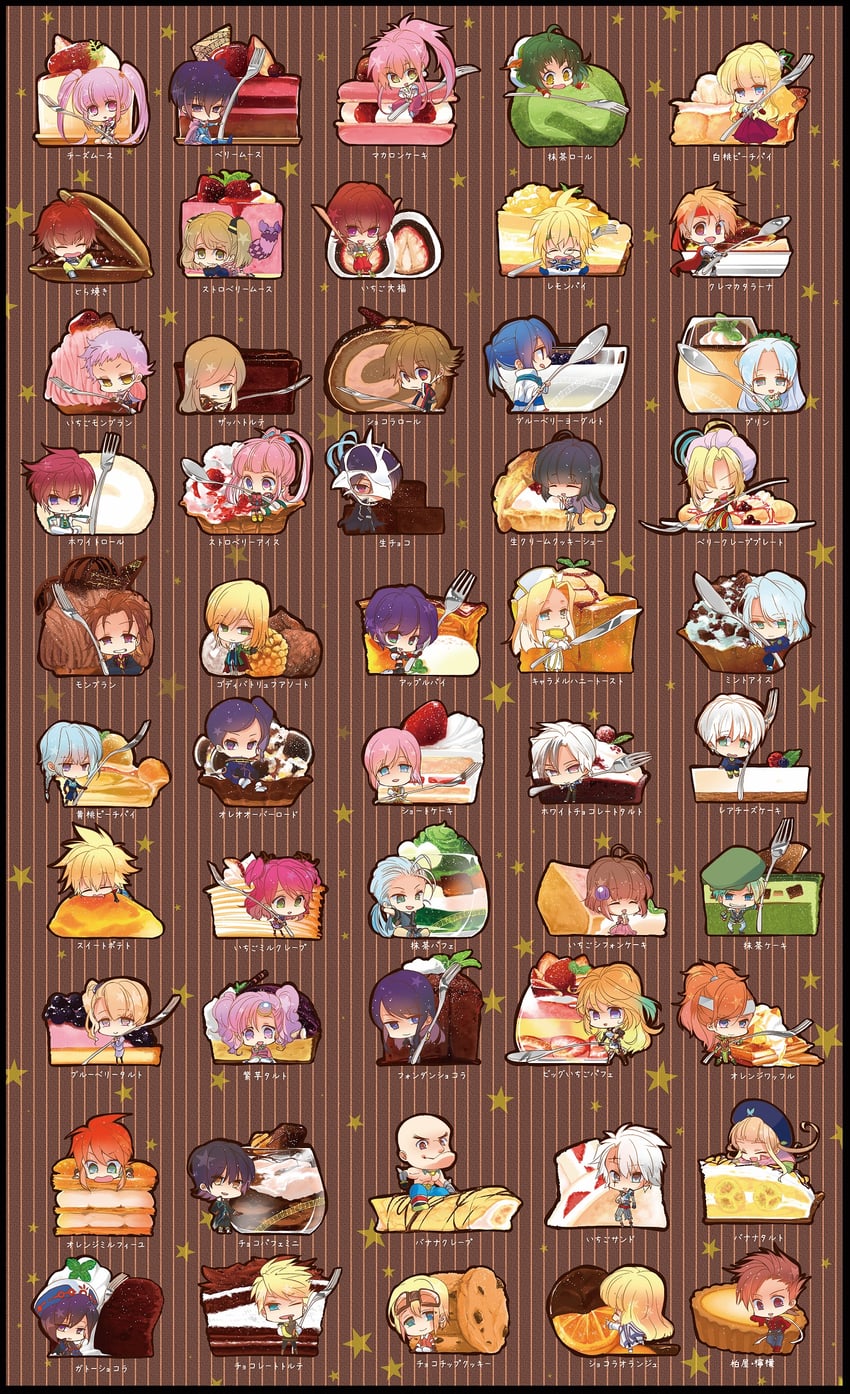 yuri lowell, estellise sidos heurassein, tear grants, luke fon fabre, milla maxwell, and 46 more (tales of and 14 more) drawn by mathuri