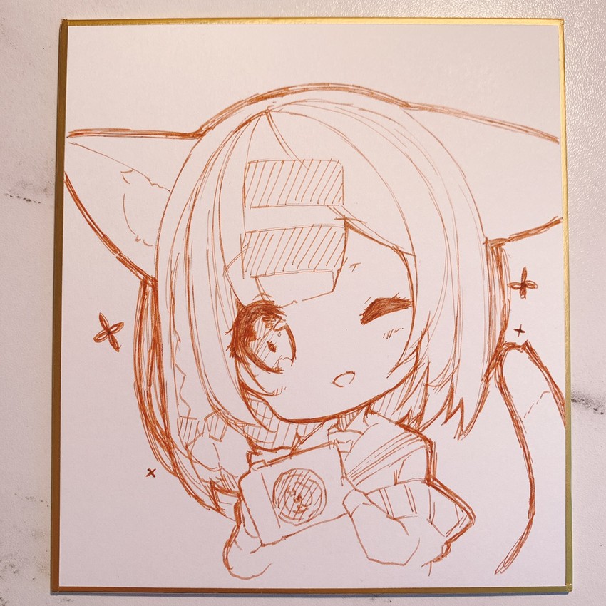 iku kurumi (mofumofu channel and 1 more) drawn by p19