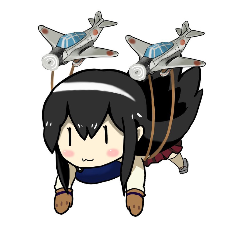 akagi (kantai collection and 1 more) drawn by omura_(daison116)