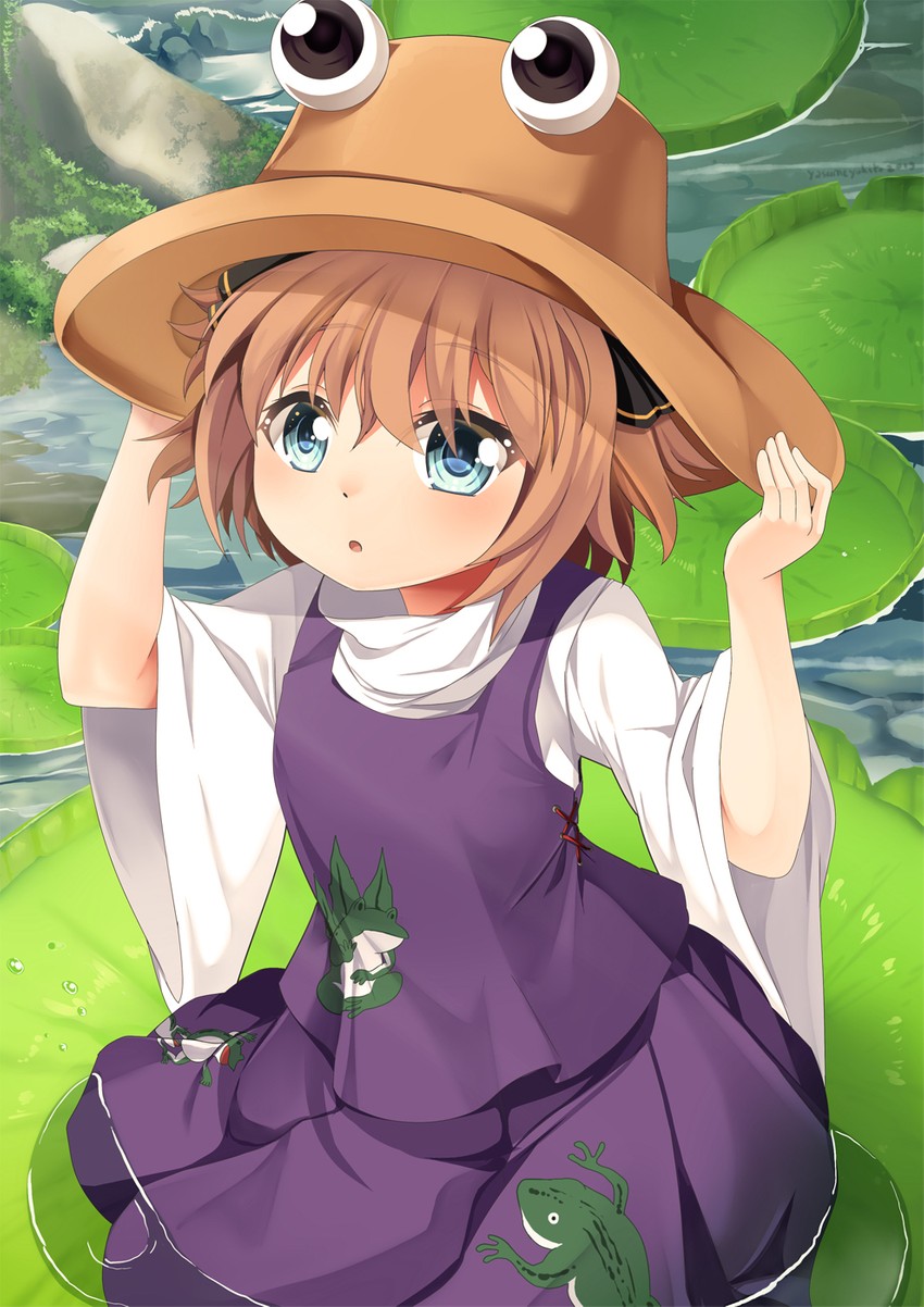 moriya suwako and hachijou (touhou and 1 more) drawn by yasume_yukito