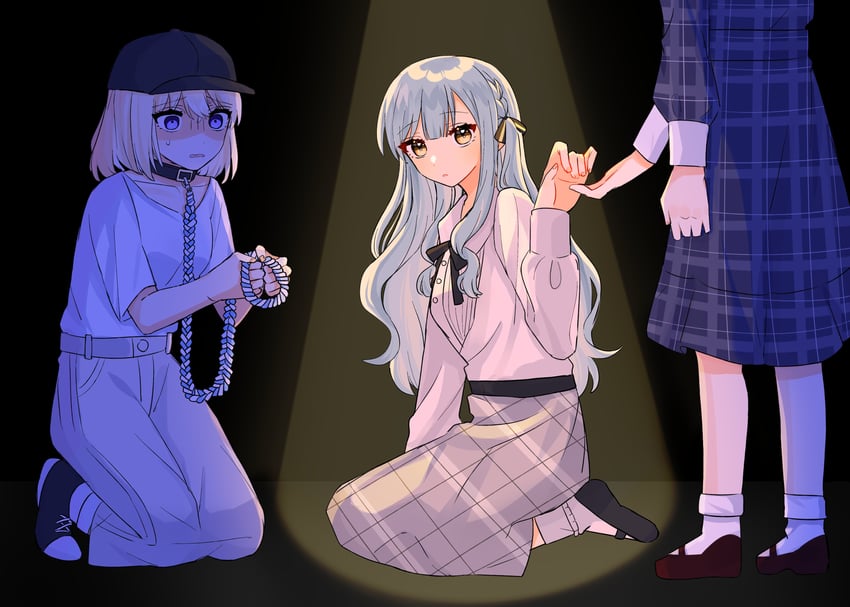 togawa sakiko, wakaba mutsumi, and misumi uika (bang dream! and 1 more) drawn by misawa_yuka