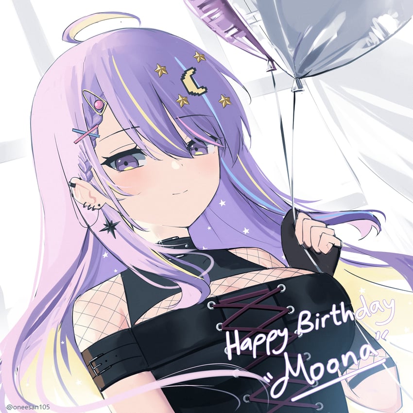 moona hoshinova (hololive and 1 more) drawn by rem_moon