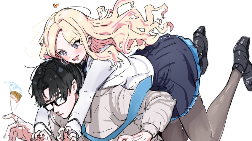 producer and juo sena (idolmaster and 1 more) drawn by kasasagi_(futagodori888)