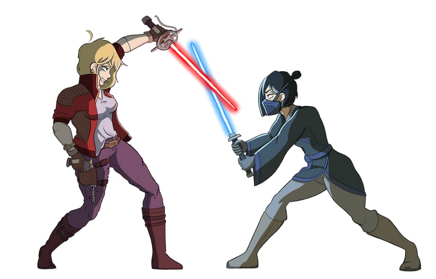 vayelyth sunshard and yirlanier sattoseash (original and 1 more) drawn by littlemisscalculated