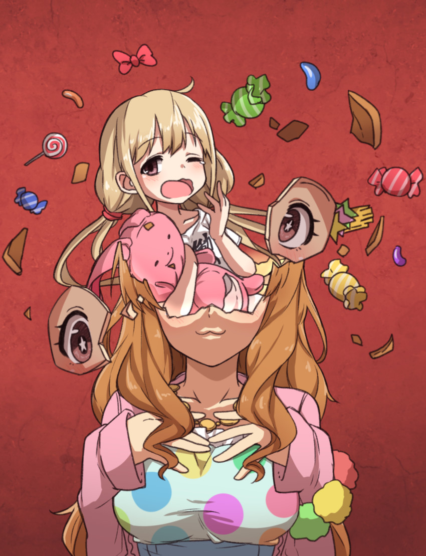 futaba anzu and moroboshi kirari (idolmaster and 1 more) drawn by gazacy_(dai)