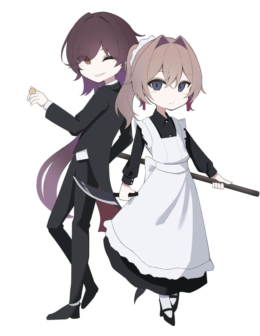 lantern and ajita (honkai and 1 more) drawn by usatoto_1