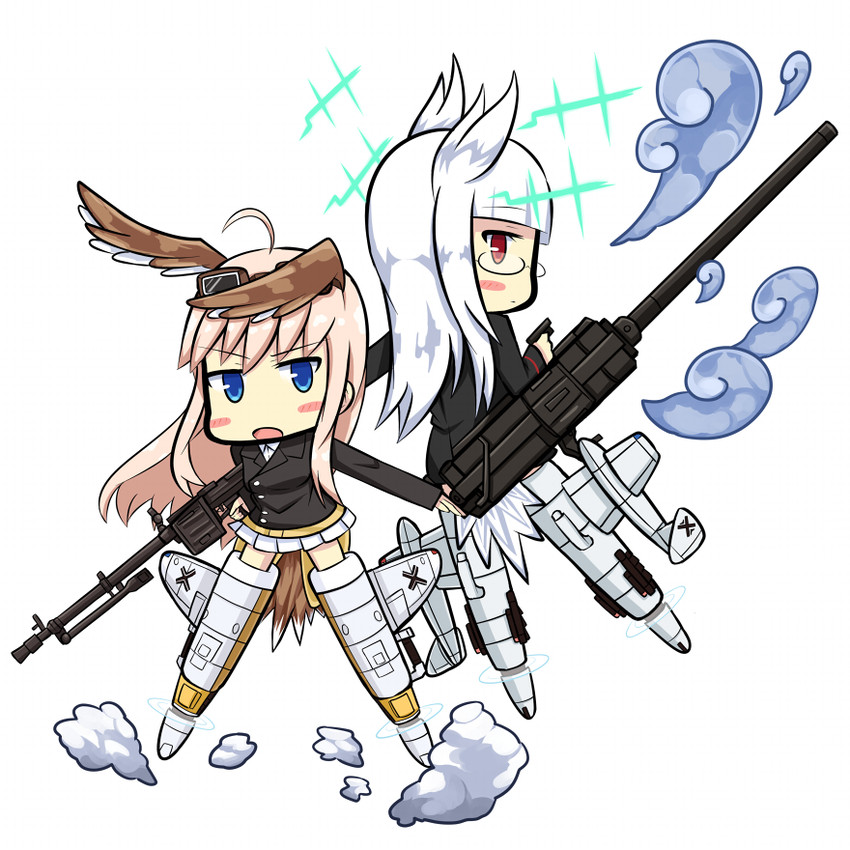 hanna-justina marseille and heidimarie w. schnaufer (world witches series and 2 more) drawn by komaki