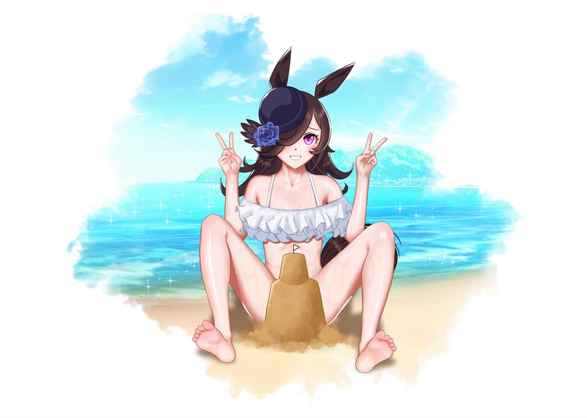 rice shower (umamusume) drawn by excellolang