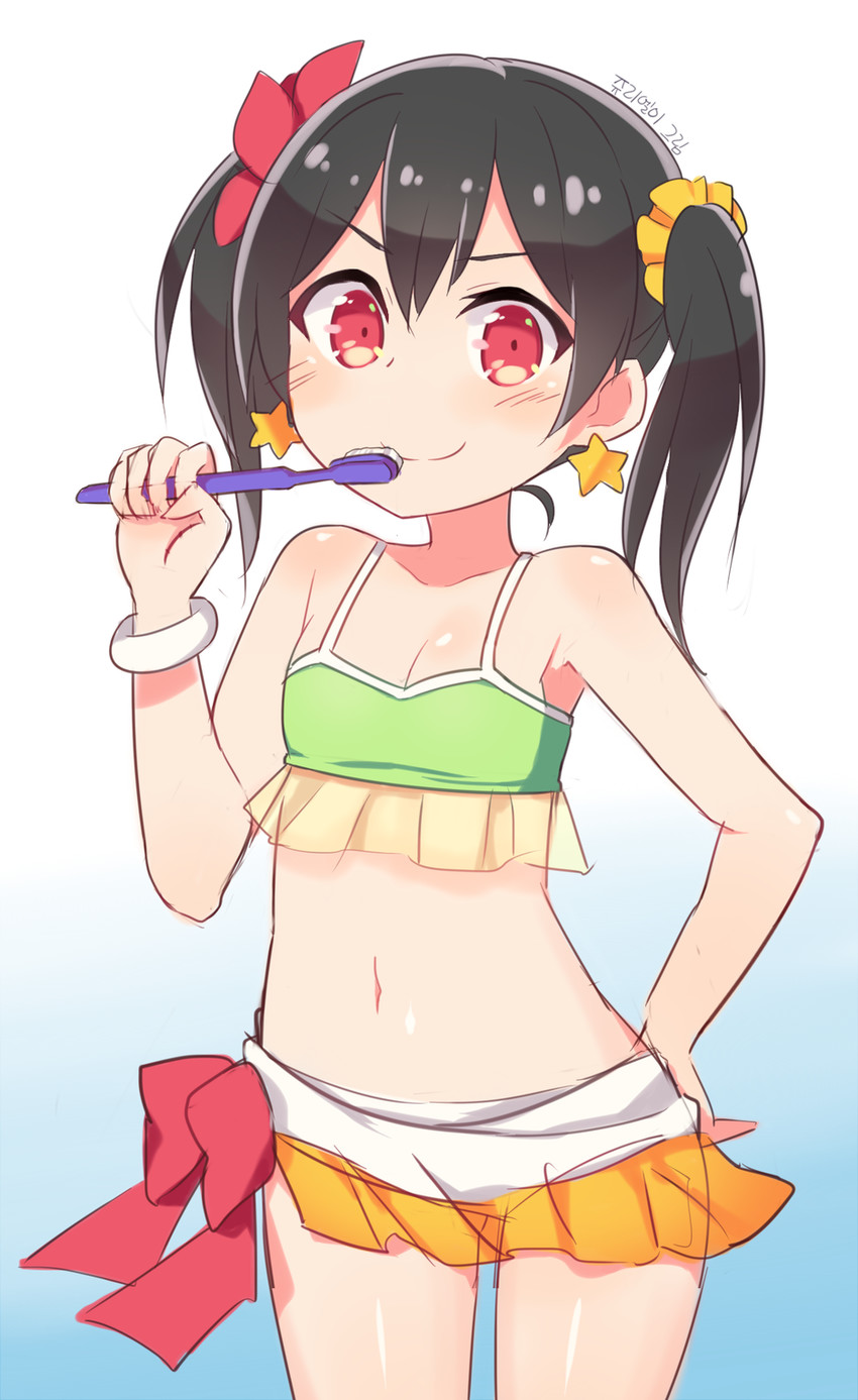yazawa nico (love live! and 2 more) drawn by goyain