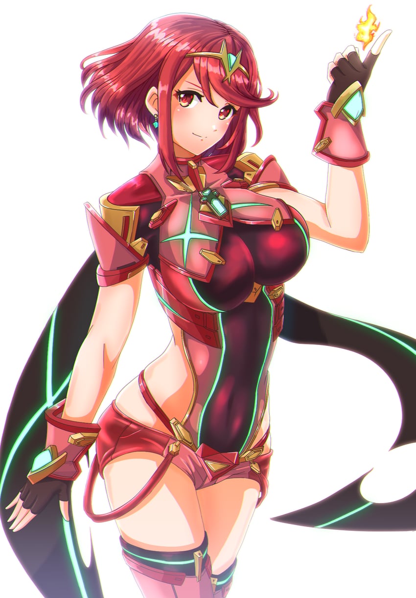pyra (xenoblade chronicles and 1 more) drawn by to_(tototo_tk)