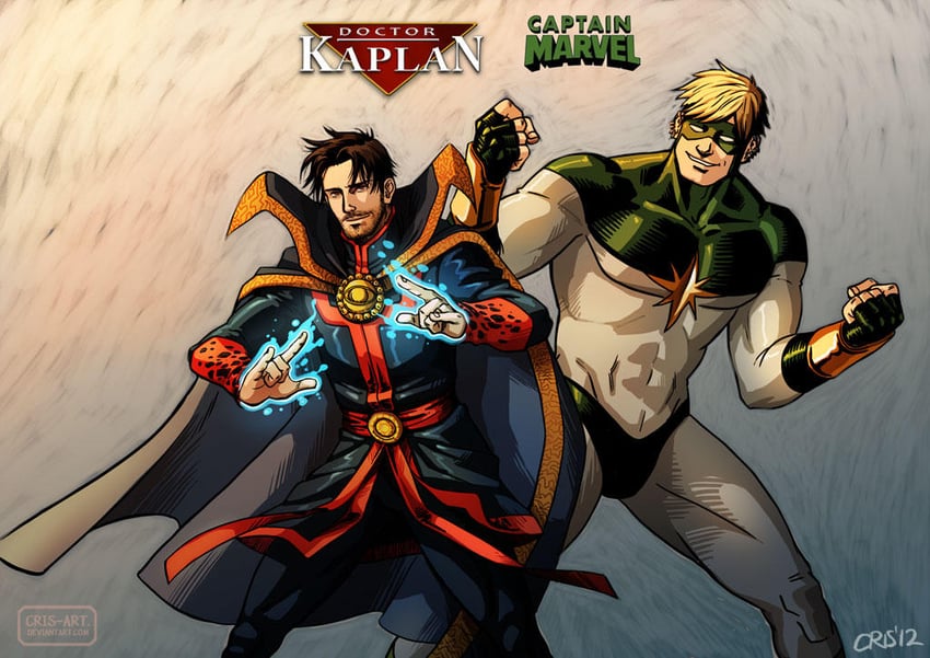 wiccan and hulkling (marvel) drawn by cris_art