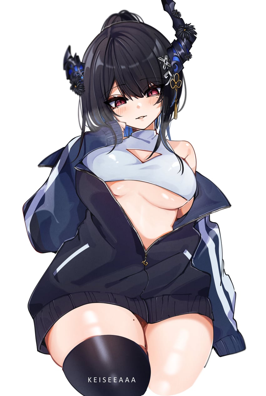 nerissa ravencroft (hololive and 1 more) drawn by keisea