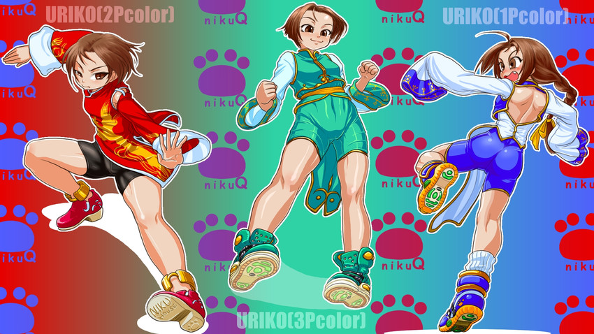 nonomura uriko (bloody roar) drawn by boro
