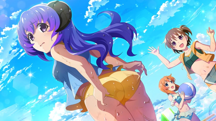 ryuuguu rena, hanyuu, and akasaka miyuki (higurashi no naku koro ni and 1 more)