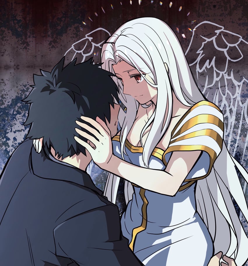 emiya kiritsugu and irisviel von einzbern (fate and 1 more) drawn by yuuma_(u-ma)