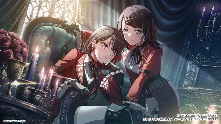 shiina taki and yahata umiri (bang dream! and 1 more)