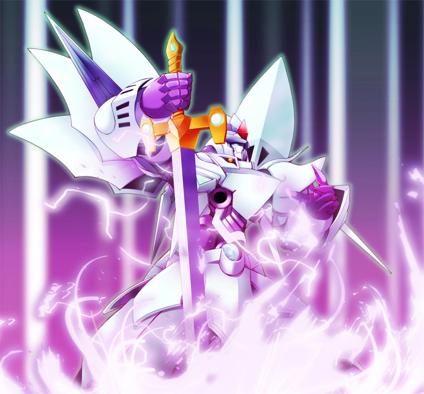 cybuster (super robot wars and 2 more) drawn by nanairo_souga