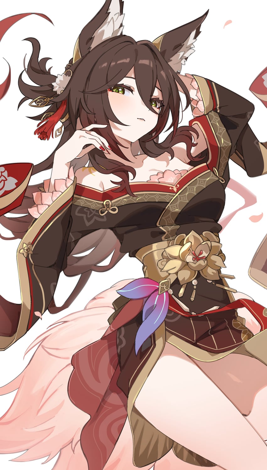tingyun and fugue (honkai and 1 more) drawn by awe_(adorableduckyy)