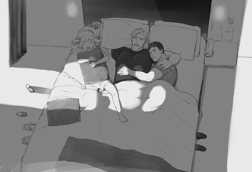 ao isami, lewis smith, and lulu (yuuki bakuhatsu bang bravern) drawn by yoko24h