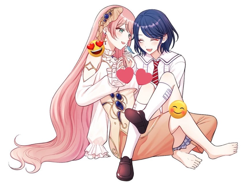 hoshino ichika and mochizuki honami (project sekai) drawn by kebe107