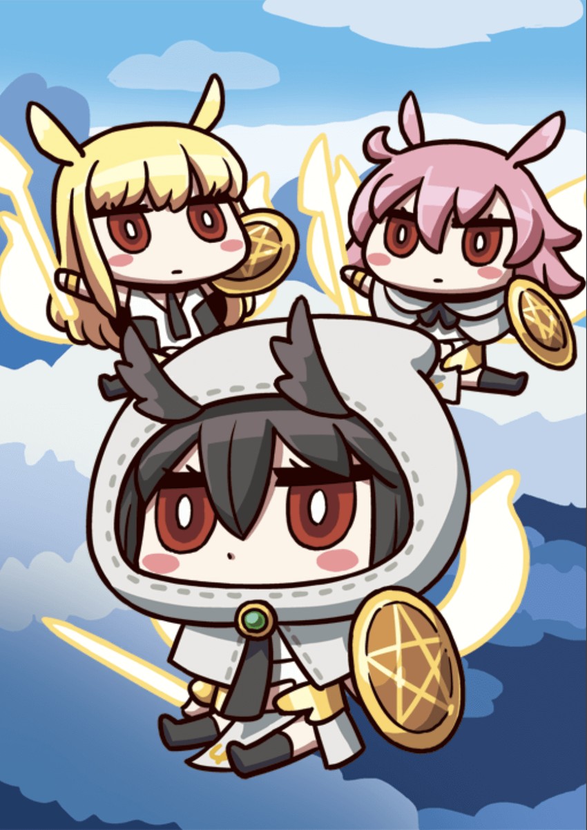 valkyrie, ortlinde, thrud, and hildr (fate and 1 more) drawn by riyo_(lyomsnpmp)