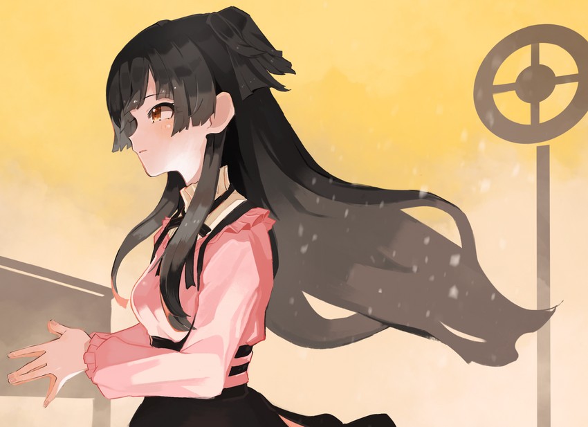 mayuzumi fuyuko (idolmaster and 1 more) drawn by odayaka_(ekaku_tempa)