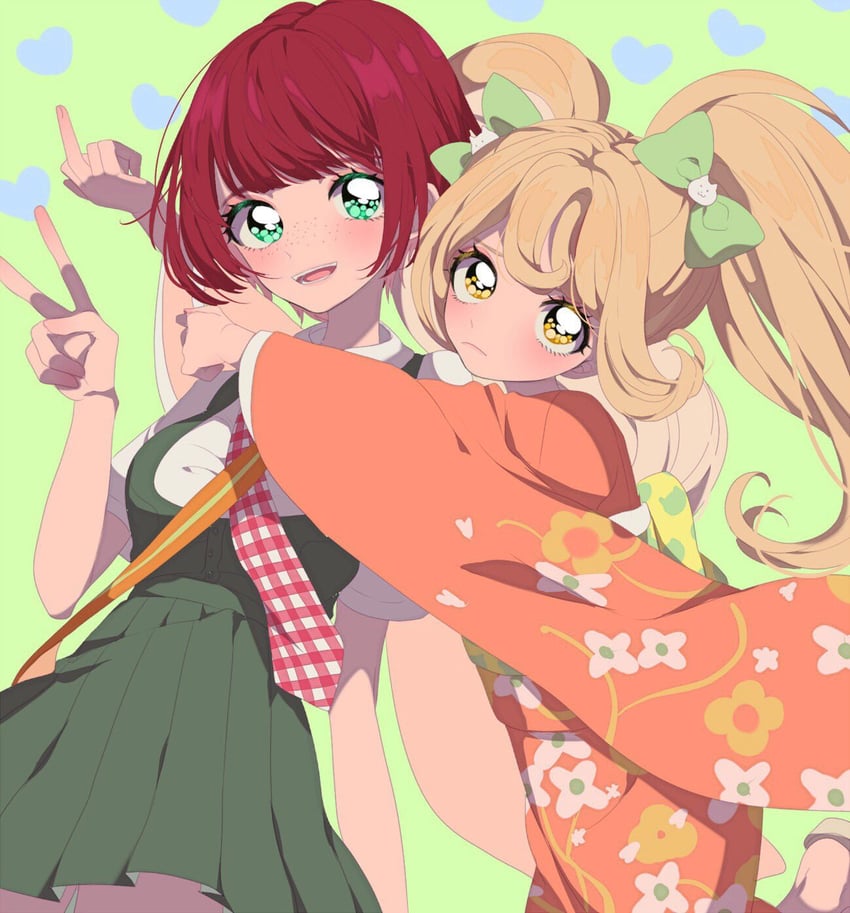 saionji hiyoko and koizumi mahiru (danganronpa and 1 more) drawn by super_dry_(super_dry_rr)