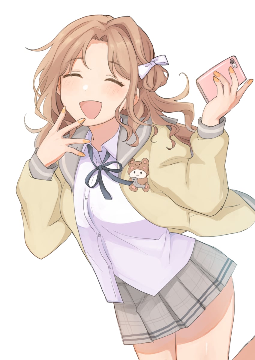 ichikawa hinana (idolmaster and 1 more) drawn by niyororinpayamaru