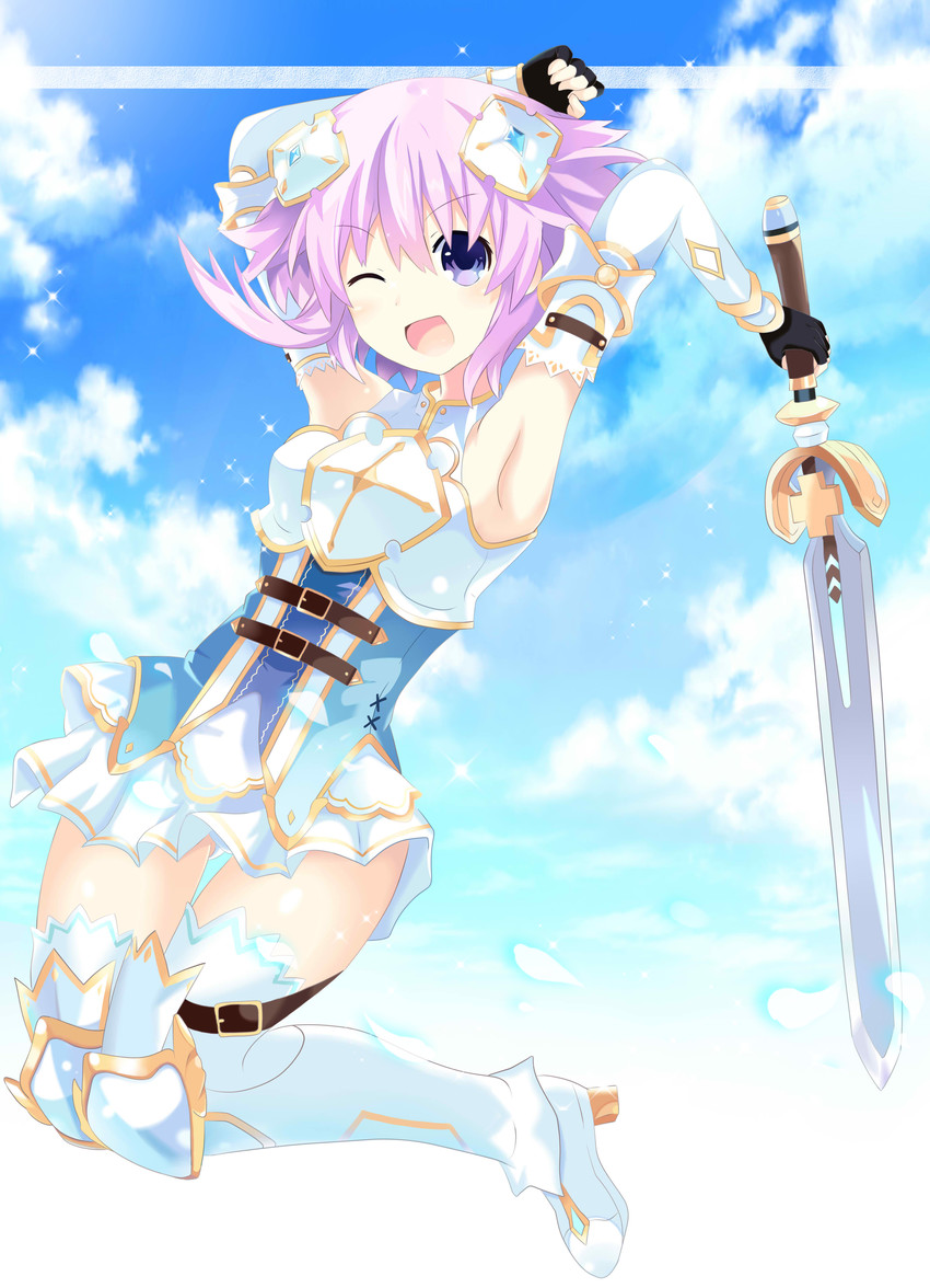 neptune (neptune and 1 more) drawn by ramu-on@_shinon