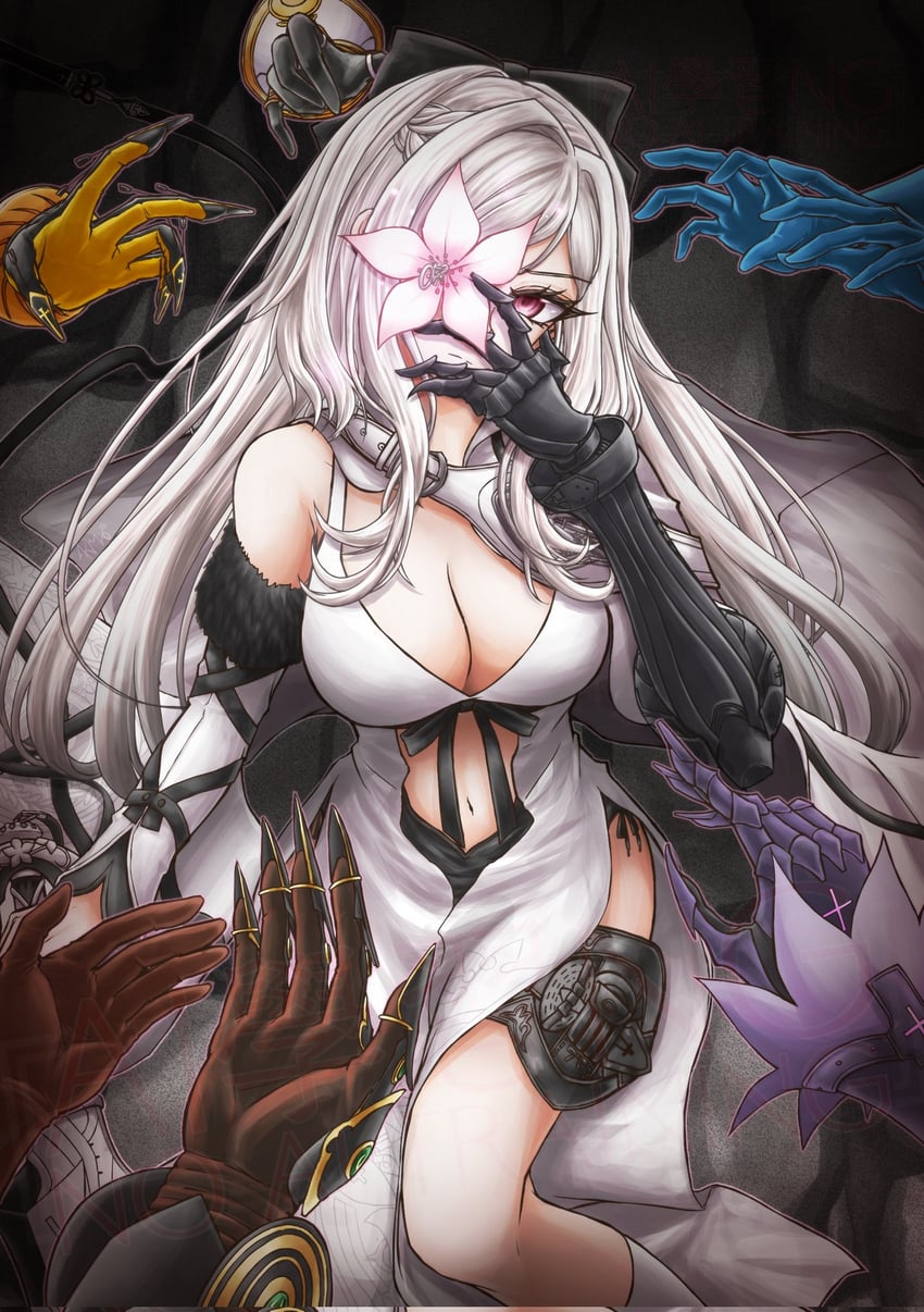 zero, one, four, three, five, and 1 more (drag-on dragoon and 1 more) drawn by nanaki1992